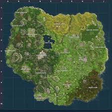 Initial launched map consists of greasy grove, pleasant park, retail row, anarchy acres, fatal fields, lonely lodge, flush factory, loot lake, moisty mire, wailing woods and few unnamed landmarks; Map Updates In Season 3 Fortnite Wiki Guide Ign