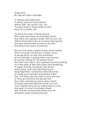 In xanadu did kubla khan. Kubla Khan