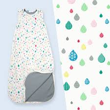 Merino Wool Baby Sleeping Bag By Superlove Merino With Organic Cotton In Rainbow Drops Print Baby Sleeping Bag Merino Wool Baby Night Time Nappy