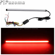 Big Sale 85efd 29cm Universal Motorcycle Led Light Strip Tube Sequential Turn Signals License Plate Tail Light Brake Stop Light Red Amber Color Cicig Co