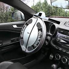 The steering will lock anyway should anyone try to move the car without the key in the ignition. Do Steering Wheel Locks Actually Prevent Car Theft