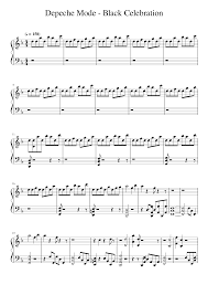 That was until captain milner managed to. Depeche Mode Black Celebration Sheet Music For Piano Solo Musescore Com