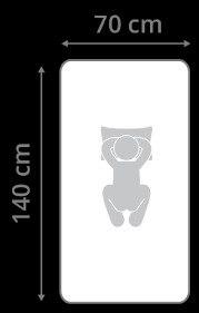 Eine moltonauflage schützt deine matratze zum beispiel vor feuchtigkeit. Matratze 70x140 Die Standardmatratze Fur Kinder Und Babys