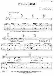 Recommended by the wall street journal. My Immortal Evanescence Acordes