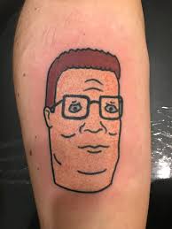Photo of tattoo кинжал, опаска, кастет. My Hank Hill Done By Don At Hooligans Tattoo In St John S Newfoundland Tattoo