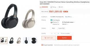 Sony, it seems, doesn't like this, and for the third year in a row has pushed out a version of the 1000x, looking to knock the crown from the. Deal Get The Sony Wh 1000xm3 Wireless Headphones For Rm500 Off