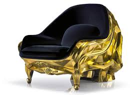 Black furniture and gold is one of the most timeless, luxurious and striking today, boca do lobo presents you some interior design ideas, according to some of best pieces of gold and black furniture. Harow S Gold Plated Skull Armchair Carries A 500k Price Tag