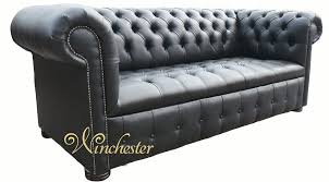 Explore 64 listings for chesterfield sofa manchester sale at best prices. Chesterfield 3 Seater Buttoned Seat Black Faux Leather Sofa Offer