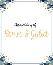 The resolution of the resolution of romeo and juliet is that romeo and juliet die, causing their parents to realize they were wrong and end their feud. Romeo And Juliet Wedding Project By Chelsea Lobello Tpt