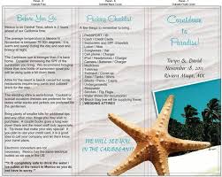 Travel Brochure To Send Out Of Town Guests Destination Wedding Welcome Bag Travel Agent Wedding Invitation Images