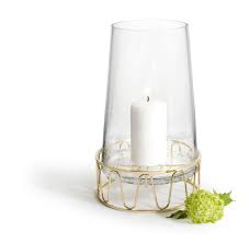 Candle Holder W Gold Base Design By Sagaform Burke Decor Candle Holders Candles Tall Candle Lanterns