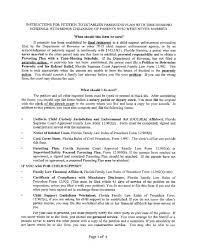 This form should be typed or printed in black ink. Petition To Establish Parenting Plan Florida Edit Fill Sign Online Handypdf