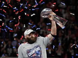 Baby boy eli is coming home with hardware all his own — a super bowl ring and an superbowl mvp trophy to place alongside the ones his big brother. Super Bowl 2019 Mvp Julian Edelman On The Message To His Mom Cbs News