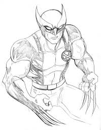 Free Printable Wolverine Coloring Pages For Kids Superman Coloring Pages Cartoon Coloring Pages Animal Coloring Pages