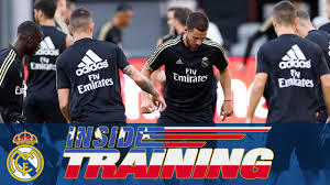 Joining real madrid and tottenham in the. Real Madrid Train At Audi Field Youtube