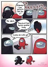 Haha Impostor Heart Go Doki Doki Bonus Page Amongus