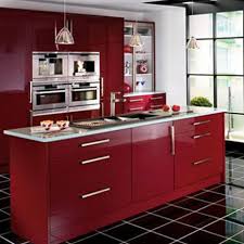 Kitchen Compare Com Wickes Bordeaux Burgandy Gloss Red Kitchen Kitchen Kitchen Design