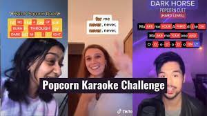 Popcorn Karaoke Challenge - TikTok Compilation - YouTube