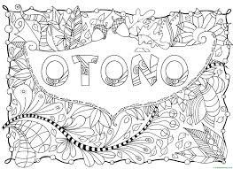 Dibujos De Otoño Para Colorear