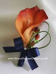 The design is modern and the colors are. 57 New Ideas Flowers Orange Wedding Navy Blue