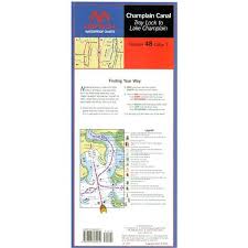 Champlain Canal Waterproof Chart By Maptech Wpc048