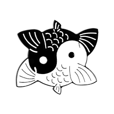 Maybe you would like to learn more about one of these? Jual Bros Pin Enamel Yin Yang Taichi Fish Ikan Koi Mas Hitam Putih Jakarta Timur Dies Und Das Tokopedia