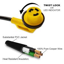 Adapt 50 amp service to your 30 amp shore power cord. Detachable Anpart Cord Rv Power Cord Adapter Plug 15a Amp Male To 50a Amp Female Rv Parts Accessories Automotive Urbytus Com