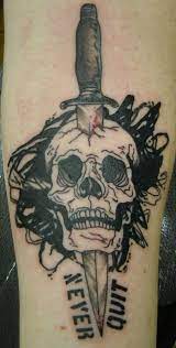 Grey ink chef knife tattoo on half sleeve chefs skull tattoo designs. Pin On Tattoo Ideas