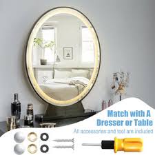 Ihome 9 lux power lighted led vanity makeup mirror with bluetooth audio. Costway Hollywood Vanity Lighted Makeup Mirror Remote Control 4 Color Dimming Black