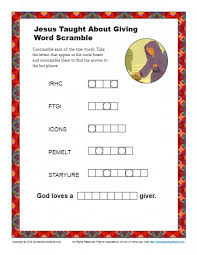 All of it in this site is free, so you can print them as many as you like. Jesus Taught About Giving Printable Activities On Sunday School Zone