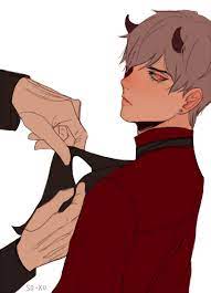 Are you a blonde anime boy or a silver haired anime boy? So Xu Demon Ciel For Sharpestrose Demon Drawings Anime Drawings Demon Aesthetic