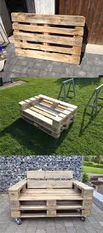 Lounge Sofa Made With Pallets Sofa Lounge Hecho Con Pales Frenchgardenchairs Gardencha Europaletten Garten Mobel Aus Paletten Gartenmobel Aus Paletten