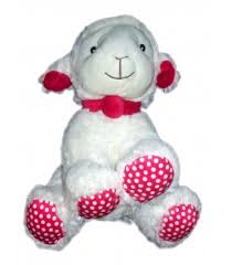 Je suis étonné de lire autant d'avis négatifs pour cette société. Peluche Mouton Blanc Rouge Pois Francoise Saget 26 Cm Chez Vous Des Demain