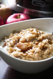 Crock Pot Oatmeal With Apples And Cinnamon Recipe Crockpot Oatmeal Cinnamon Recipes Breakfast Recipes