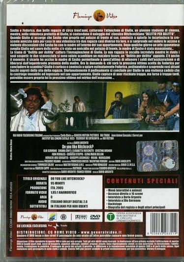Do You Like Hitchcock? Ti piace Hitchcock? - DVD - Film di Dario Argento  Giallo | IBS
