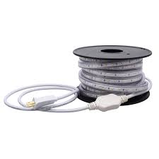 Sylvania 32 8 Ft 60 Watt Plug In Outdoor Flex Led Landscape Lighting Deck Rail Lights Set Bright White 4000k White 75625 The Home Depot