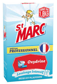 On notera que lorsqu'on repeind un mur, le lessivage n'est pas obligatoire mais aide grandement les travaux de peintures qui suivront. Lessive Saint Marc Oxydrine