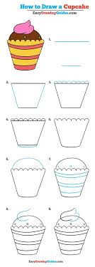 I am back with another tutorial on a cupcake version of a five nights at freddy's character and this time we will be learning how to draw a cupcake foxy, step by step. Easy Drawing Guides On Twitter Cupcake Drawing Lesson Free Online Drawing Tutorial For Kids Get The Free Printable Step By Step Drawing Instructions On Https T Co Wxsbcg1zhi Cupcake Learntodraw Artproject Https T Co Ma9almryrq