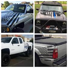 Matte Black American Flag Window Decal Ram 1500 A Large Selection Of Patriotic Decals For All Vehicle Makes Models And Types Custom Trucks Truck Decals Truck Stickers