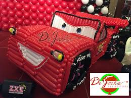 These will make your car look festive and unforgettable. Balloon Decorations For Weddings Birthday Parties Balloon Sculptures In Kuching And Miri Sarawak Disney Cars Theme Balloon Decoration Kuching Hilton Hotel