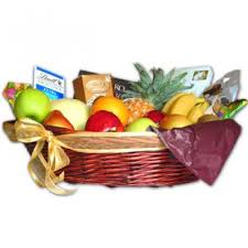 Brimming Fruit Basket With Extras To Malaysia Basket Easter Gift Baskets Fruit Basket