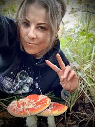 Amanita mushrooms found at Sacramento River