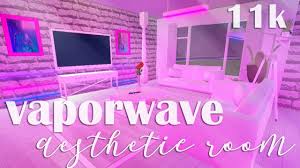 An obsessive room (fill it with a bunch of paintings of something and put like candles and food around it). Roblox Welcome To Bloxburg Vaporwave Aesthetic Room 11k Youtube