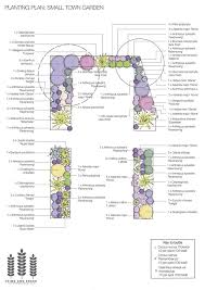 Small Town Garden Planting Plan Small Garden Plans Garden Design Plans Planting Plan