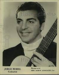 1968 Press Photo Jorge Morel, classical guitarist and composer.