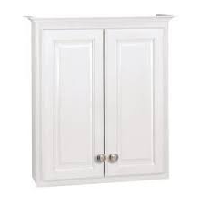 Glacier Bay Hampton 25 In Wooden Bath Storage Cabinet In White Tth Wh At The Home Depot Wooden Bathroom Storage Wall Cabinet Bathroom Storage