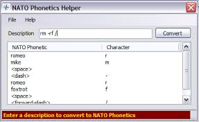 It's also used by the military and police in addition to the 26 code words that are assigned to the english letters, the nato phonetic alphabet also has a pronunciation guide for digits Nato Phonetics Codeproject
