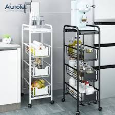 Have you been looking for a storage unit that can be easily moved around where needed? 4 Tier Metal Utility Rolling Hand Cart Storage Trolley Rack Organizer Kitchen Furniture China Food Trolley Trolley Wheel Made In China Com
