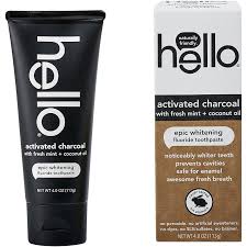 Hello Activated Charcoal Epic Whitening Fluoride Toothpaste Ulta Beauty