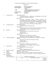 Dan visual menggunakan kosakata baku dan kalimat efektif. Contoh Rpp Pembelajaran Kelas Rangkap Pdf